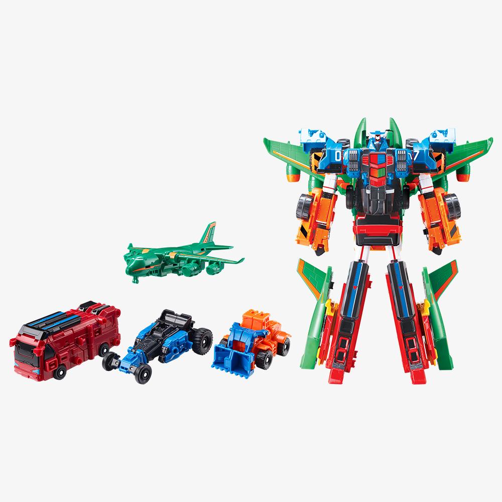 [young toys] Tobot V MINI King Potrun (4-Stage Combination Robot)