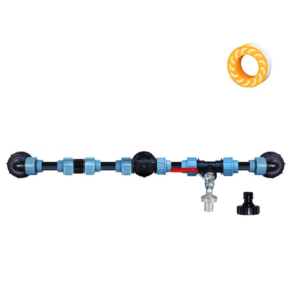 Gravity Flow IBC Connection Set Heavy Duty IBC Tank Stacking System No Pump Required Weatherproof Installation for Home