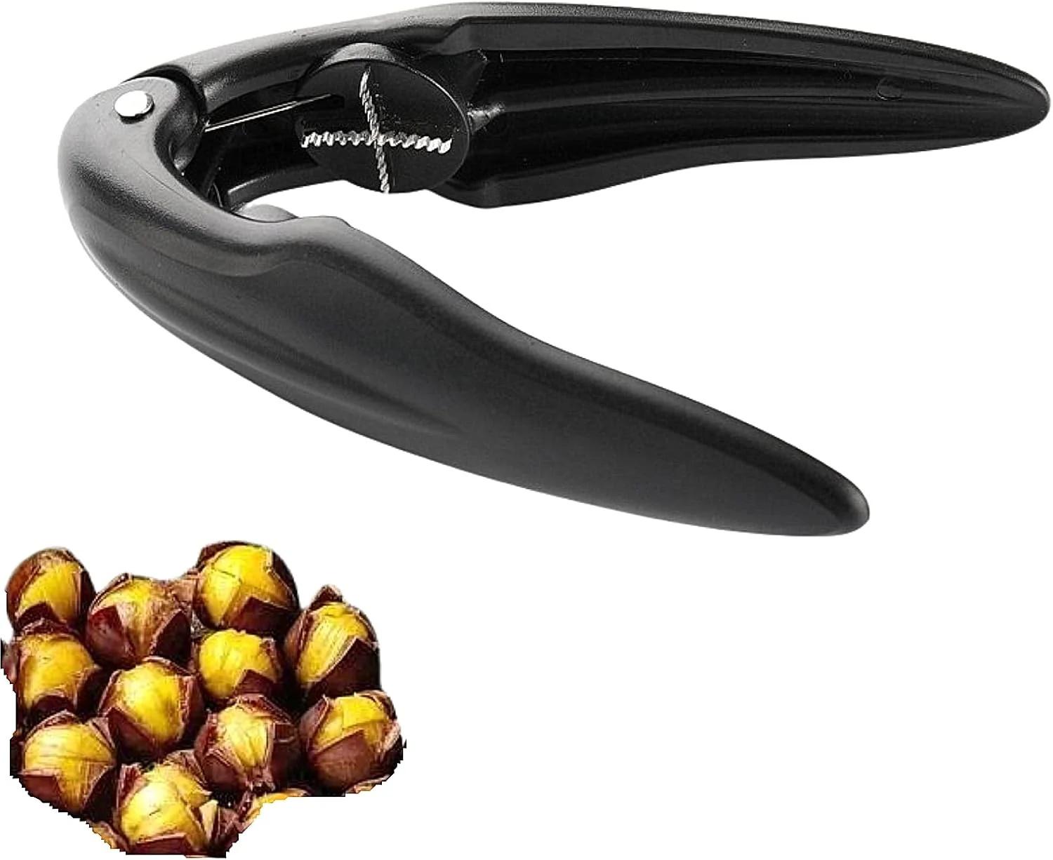 1pc Nuts Sheller Chestnut Clip Walnut Pliers Home Plastic Chestnut Sheller Nut Opener Cutter Shelling Kitchen Tools