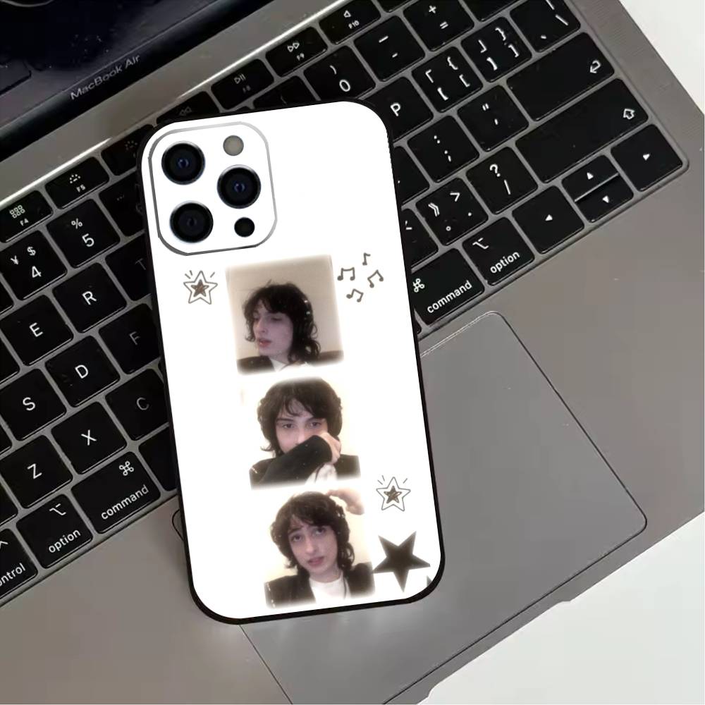 Schauspieler Finn Wolfhard Handyhülle Für iPhone 17,16,15,14,13,12,11 Plus,Pro Max,XS,Weiche Silikon Schwarze Hülle