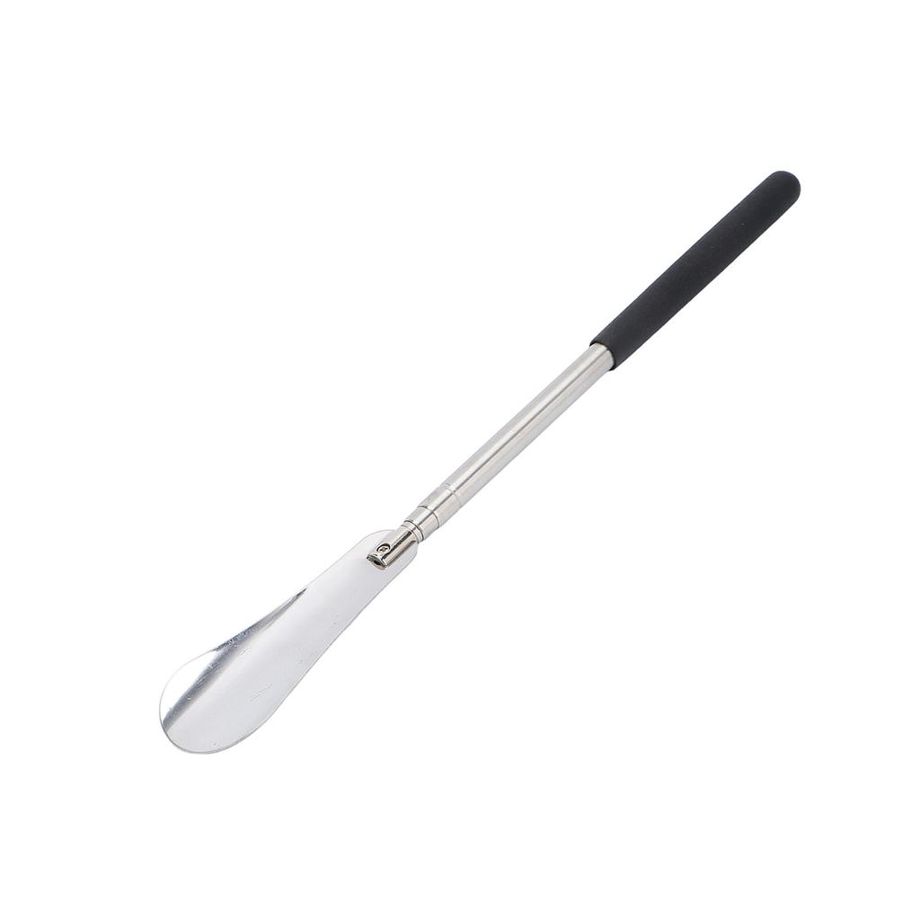 Long Shoe Horn Durable Rustproof Stainless Steel Plastic Handle 12in To 25in Length Adjustable Long