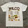 Rare! Le groupe Wilco ANNONCE sa tournée 2025 T-shirt Unisexe Concert S à 5XL T-shirt Unisexe
