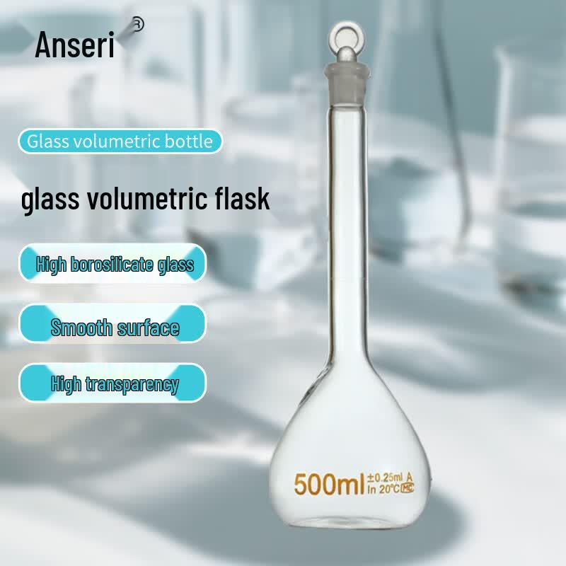 Ancell Borosilicate Glass Volumetric Flask