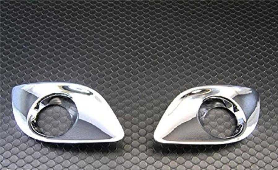 BRIGHTZ Chrome Fog Light Type for Palette SW MK21S Compatible with Palette SW MK21 Part Number 10491 Covers, A, (FOG-COV-159), (21S),