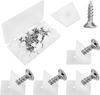120Pcs Drawer Bottom Support Brackets,Fixing Mending Wedges,Drawer Reinforcement Repair Kit for Furniture Sagging Drawer