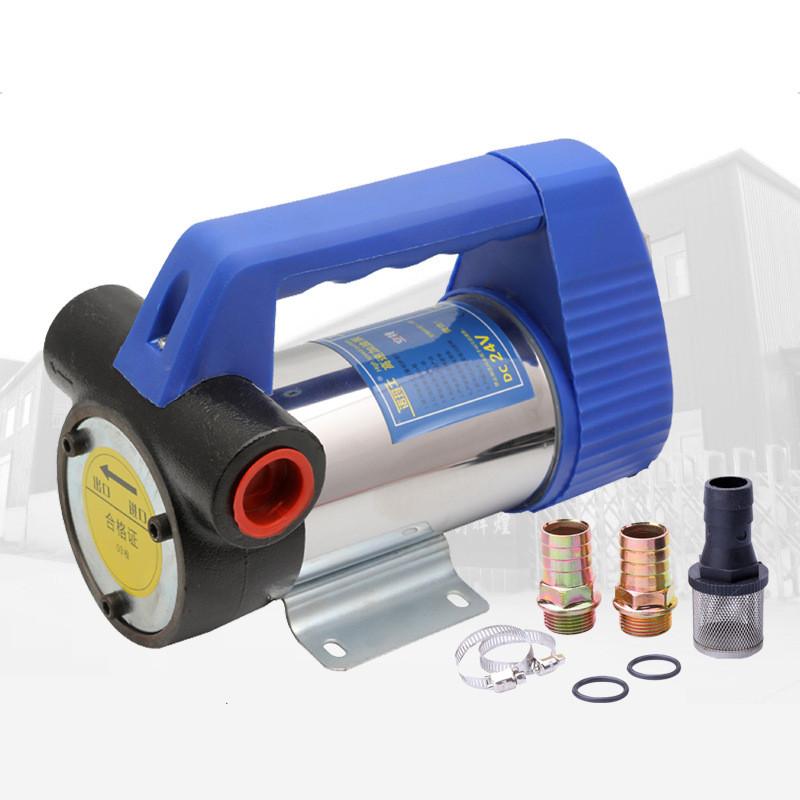 

Ручной электрический масляный насос DC 12V/24V Маленький портативный топливный насос Высокомощный самовсасывающий дизельный насос 24v