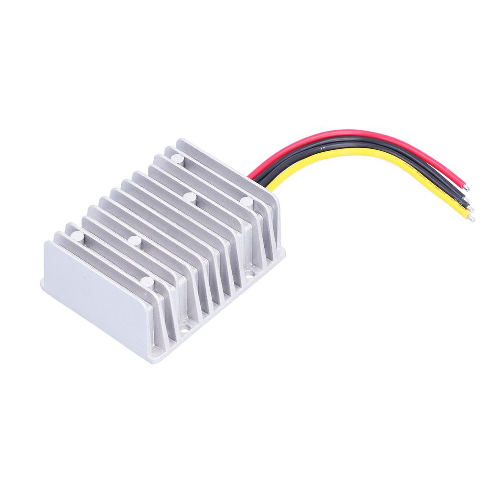 24V to 12V Converter DieCast Aluminum DC Voltage Regulator for Motors Car Navigators