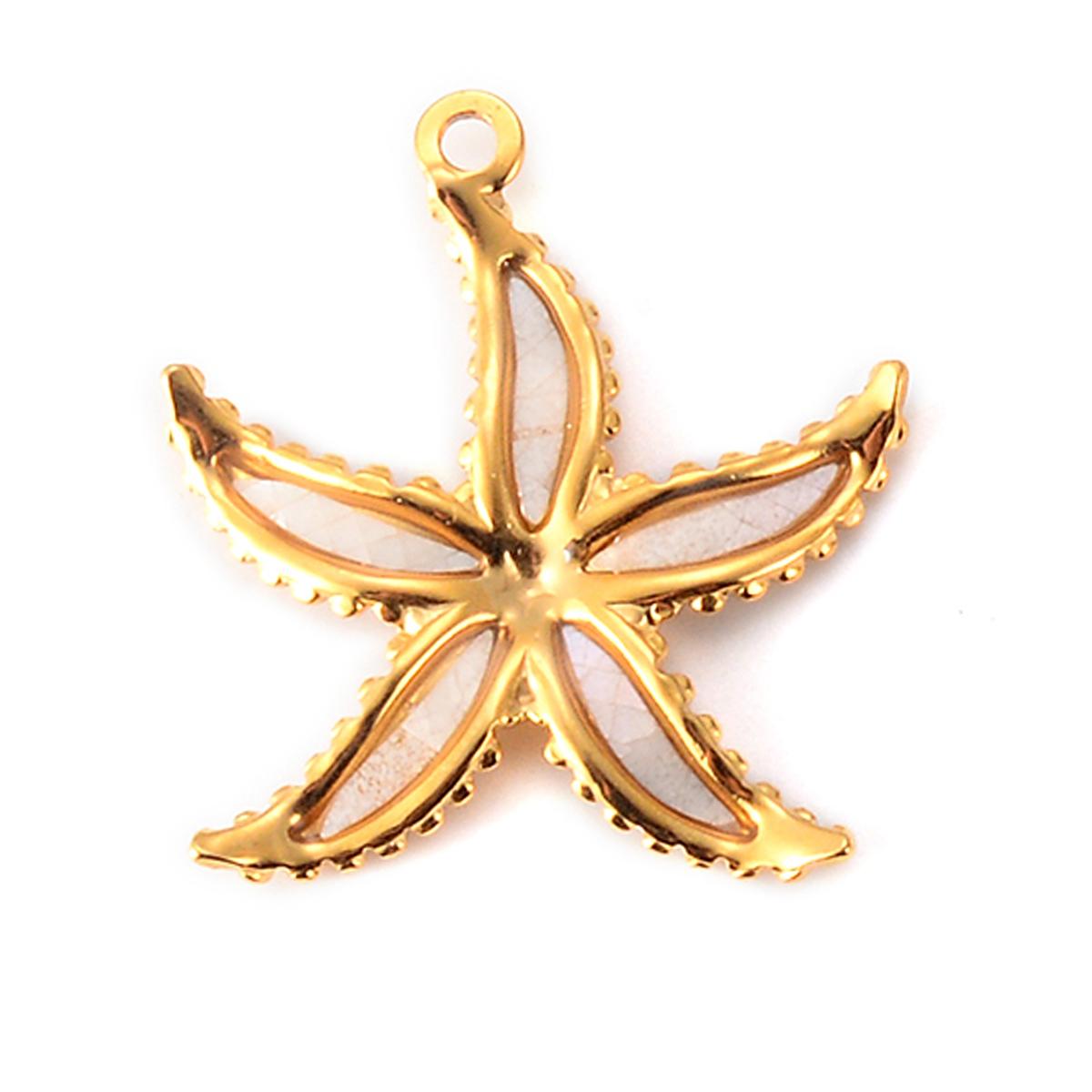 Wholesale 4pcs/lot Stainless Steel Enamel Starfish/Sea Turtle Charms For DIY Necklaces Earrings Jewelry Making Accessories