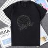 Colorful Volleyball Short Sleeve Women Tshirt Harajuku Cute Colorful Ball Print Comfortable Unisex T-shirt Casual Fashion Loose Tee