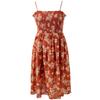 Sancai Lyocell Blend Floral Strap Dress