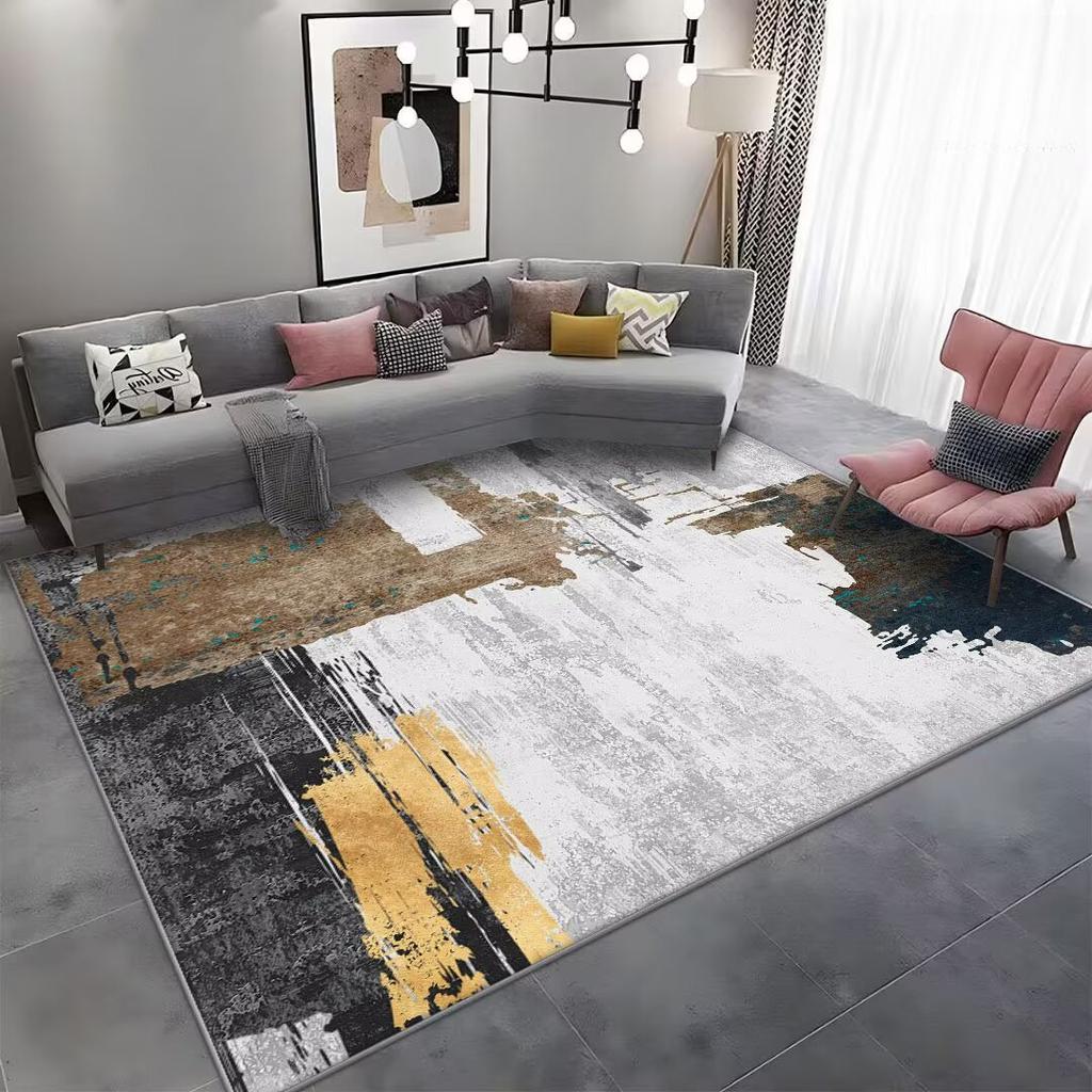 Ink Flow Abstract Carpet Living Room Decoration Home Washable Ink-Dyed Large Rugs 200x300 Coffee Tables Non-slip Soft Floor Mat