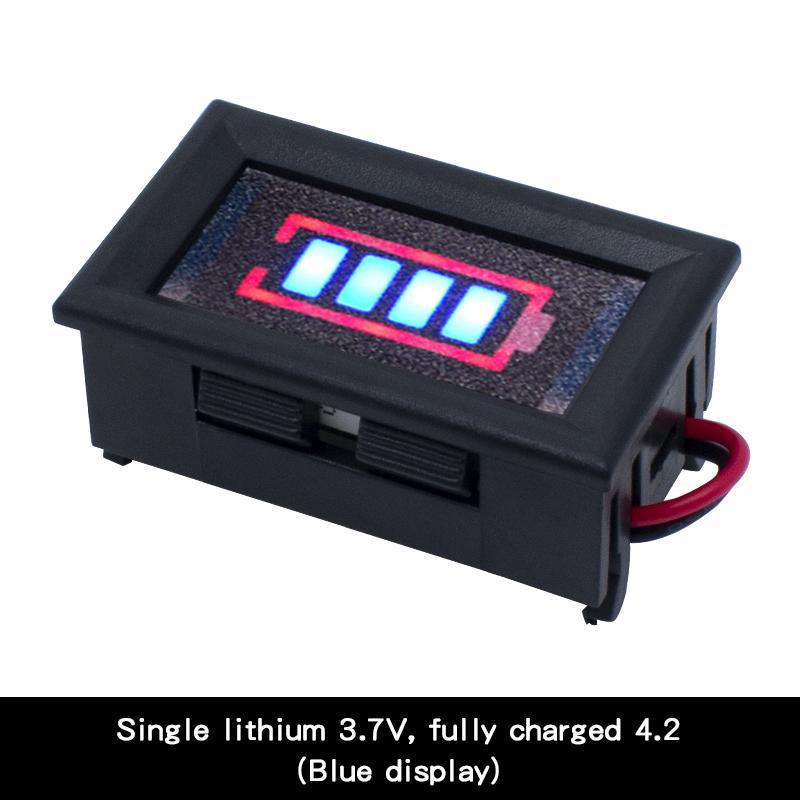 1S 2S 3S 4.2V 8.4V 12.6V 18650 Lithium Battery indicator board 4-60V Lead-acid 12V Automotive Battery Type Display Percentage
