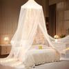 Colorful Hanging Mosquito Net Dreamy Rainbow No-Install Single-Door Dome Bed Canopy Kids Encrypted