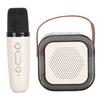 Przenośny system karaoke LED dynamiczne światło mały głośnik Bluetooth z mikrofonem dla dzieci w wieku od 4 do 12 lat i dorosłych