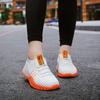 Dam Svart Orange Grön Sneakers Chunky Shoes Mesh Tenis Feminino Sneakers Casual Shoes