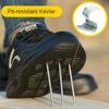Labor Insurance Shoes Men's Anti-smash, Anti-piercing, Wear-resistant Waterproof Steel Bag Head Kevlar Low-top Safety Shoes