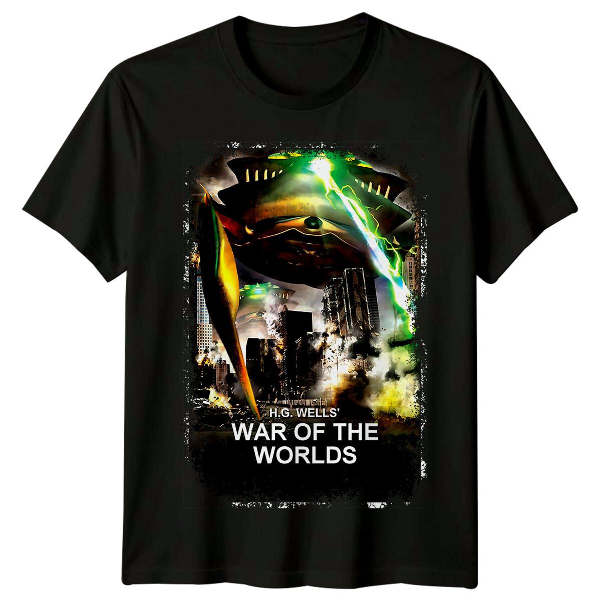 

War of the Worlds Collection Movie Poster Inspired T-Shirt Retro Tee Unisex 5XL різнокольоровий