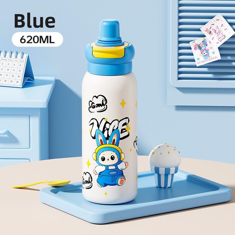 Muse Cup Double Drinking Cup Insulation and Cold Preservation Portable Cartoon Direct Drinking Water Cup