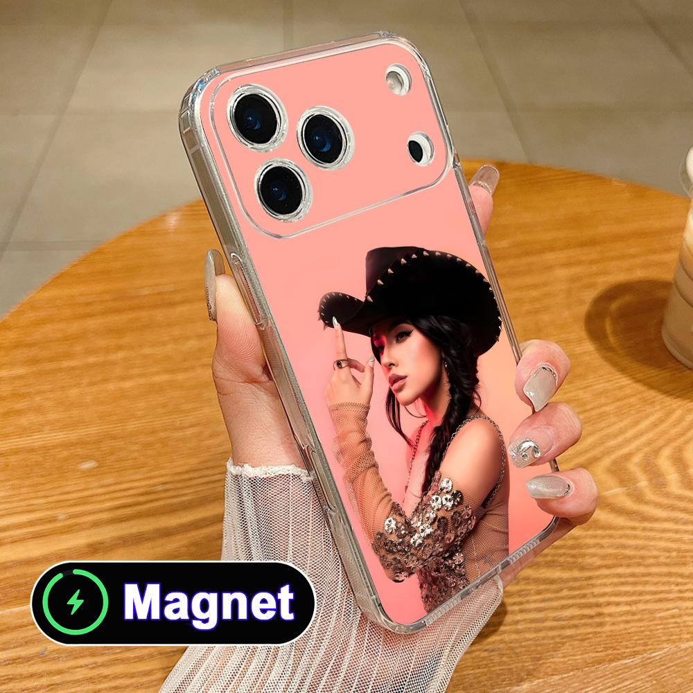 Fashion Becky G Clear TPU Magsafe Mobile Phone Case for iPhone 17 16 15 14 13 12 11 Air Pro Max Plus Mini Colorful Cover