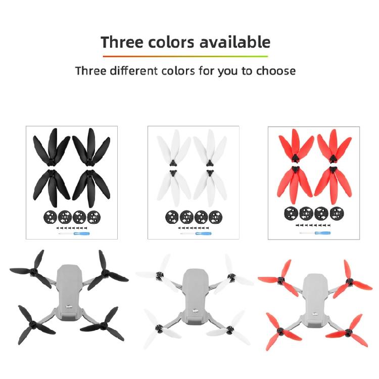2 Pairs Low Noise Propeller for Mavic Mini 2/for Mavic Mini Flying Wing 3-Blade