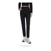 Anta Casual Simple Solid Color Straight Leg Knitted Sports Pants Women Bottoms Black 162440502-2