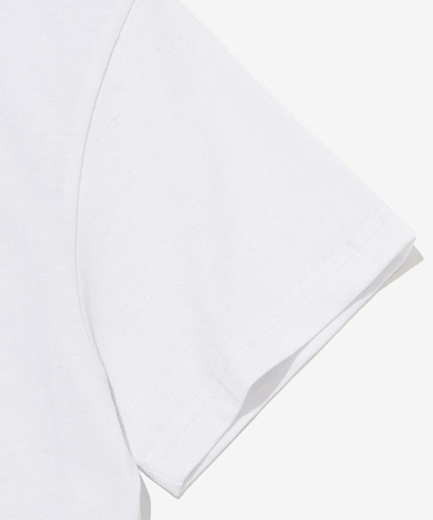ROIDESROIS La Pierre Lettering Women'S Short Sleeve T-Shirt (White)