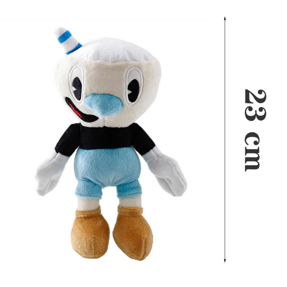 25cm Adventure Game Cuphead Plush Toy Mugman The Devil Legendary Chalice Plush Dolls Toys for Children Gifts Christmas Present
