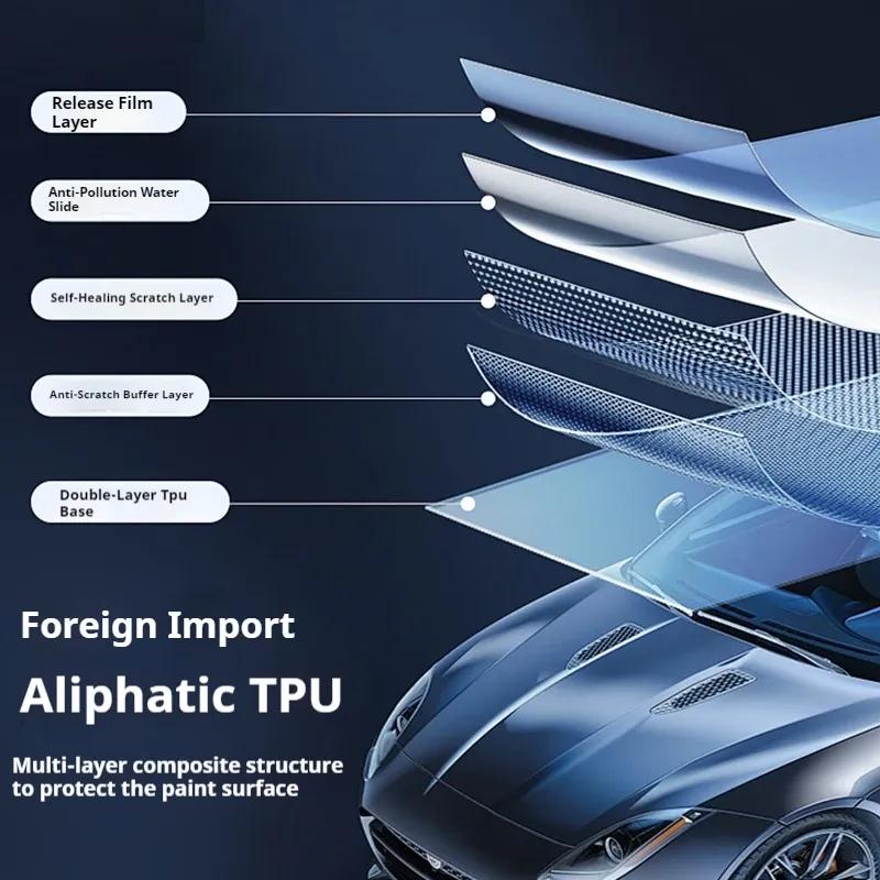 Anti-Scratch Sticker Gearbox Panel Navigation Screen Automotive Interior TPU Protective Film for PORSCHE Macan EV 2024 2025