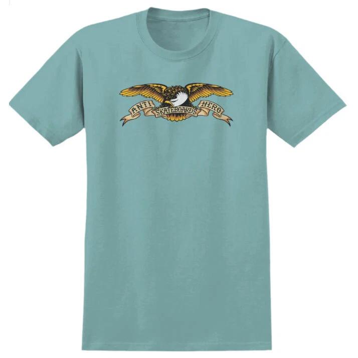Anti Hero Skateboards Shirt Basic Eagle Heather Arctic S