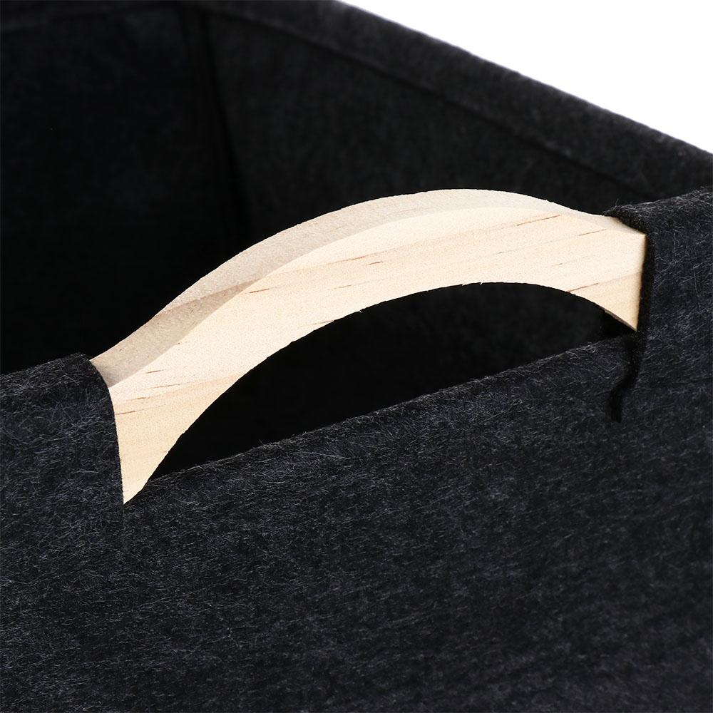 Felt Pet Toy Bin Box Cartoon Pattern Foldable Pet Toy Organizer Dog Toy Storage Basket  Clothing