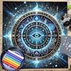 Practical Foldable Tarots Cloth Easy to Clean Velvets Divination Mat Fabric Texture Suitable for Spiritual Practices