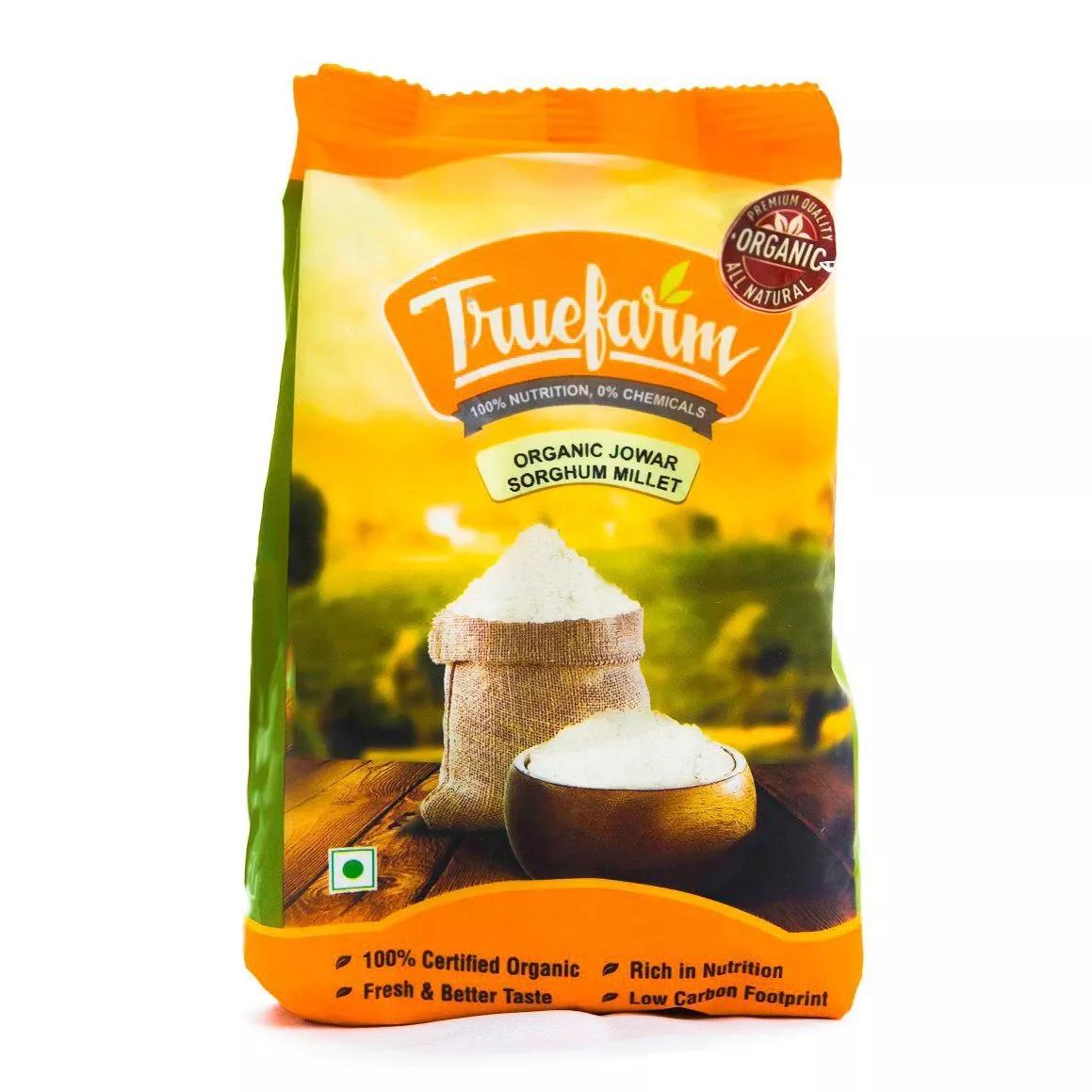 

Мука из сорго (300 г), Organic Jowar Flour, Truefarm