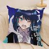 AAdoS anime cute Cushion Cover Silky Short Plush Invisible Zipper Dustproof Sofa Pillow Case for Home Decor