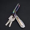 Stainless steel mechanical mini folding knife, portable keychain pendant, easy to disassemble and deliver fruit knife