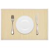 6 Bamboo Placemats 30 X 45 Cm Natural
