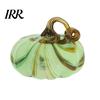 Pumpkin Ornament Mini Hand Blown Glass Ornament, Collectible Thanksgiving Halloween Decoration Faux Crystal Hanging for Fall, Harvest Unique Gift
