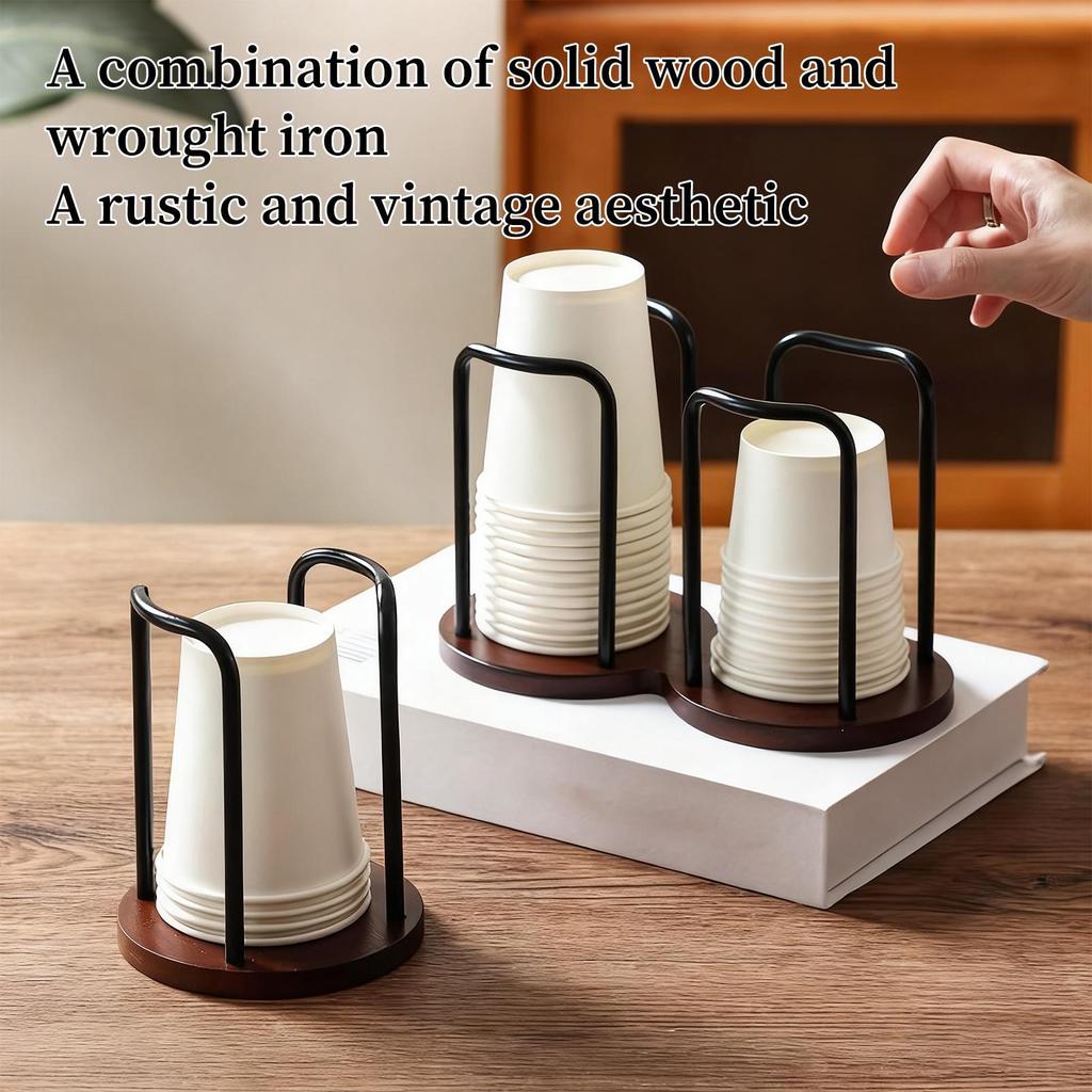 Cup Organizer for Kitchen Cabinets Space Saving Rack Water Bottle Organizer for Family Friends Women Kitchen Dining Home Wall