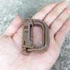 Outdoor GRIMLOC Molle Carabiner D Locking Ring Plastic Clip Snap Type Ring Buckle Carabiner Keychain ITW Fastener Bag Buckle