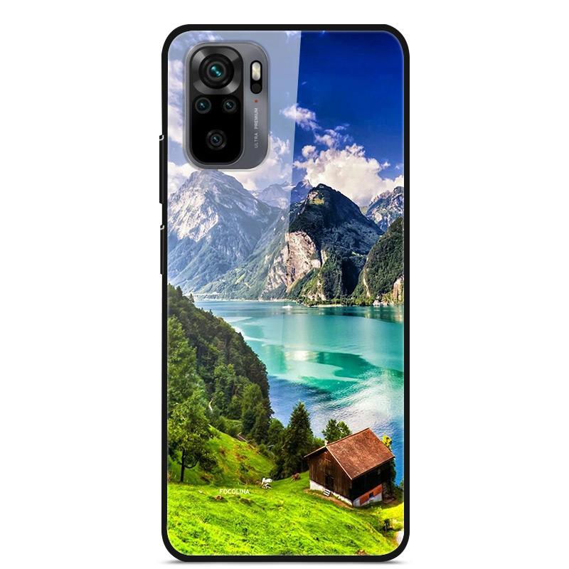 Tempered Glass Case For Xiaomi Redmi Note10 Pro Case Glass Back Cover For Xiaomi Redmi Note 10 10Pro Max Case Note10 5G Shell
