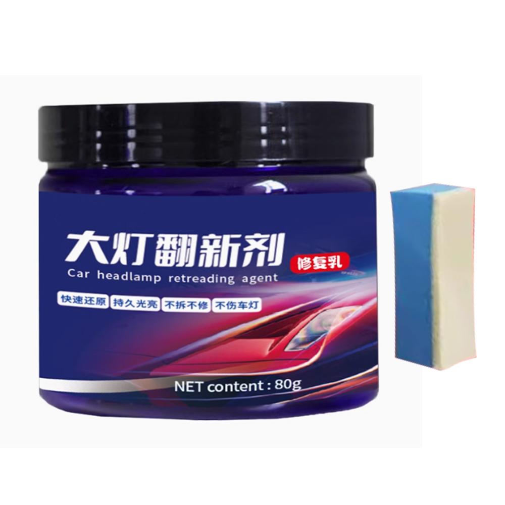 

Восстановление фар автомобиля Полировка 80 г Ремонт фар Чистящая паста Набор для удаления царапин Антиокислительное обновление Техническое обслуживание