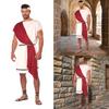 Comfortable Arabian Toga Costume For Halloween Role Play Party With Breathable Fabric And Design