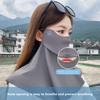 Unisex Uv Protection Outdoor Neck Wrap Cover Sports Sun Proof Bib Ice Silk Mask Face Cover Neck Wrap Cover Sunscreen Face Scarf