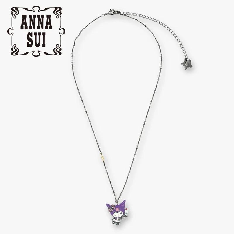 Sanrio ANNA SUI Necklace KUROMI Japan NEW