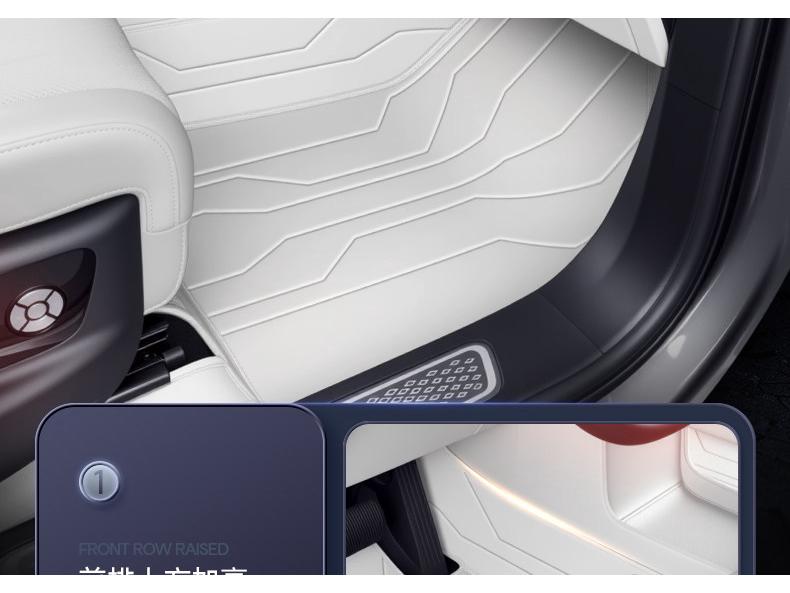 Fully Enclosed Floor and Trunk Mats for WEY Blue Mountain (Model Years 23-26) - Car Modification Accessories