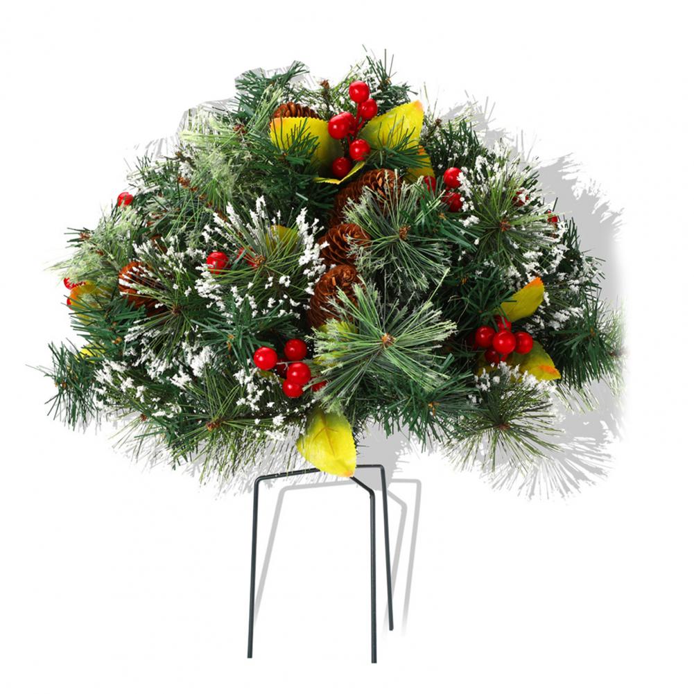 

Realistic Artificial Tree Artificial Tree Stake Weather-proof Artificial Christmas Trees for Outdoor Garden Patio Decoration M