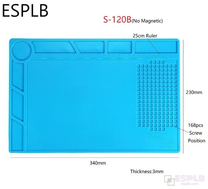 

35см*25см/405мм*305мм изоляционная прокладка термостойкая BGA паяльная станция рабочий коврик настольный коврик платформа инструменты для ремонта с магнитом