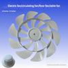 10/12inch 10 Blades Plastic Fan Blade Electric Fan Accessories Household Standing Pedestal Fan Blade Table Office Space