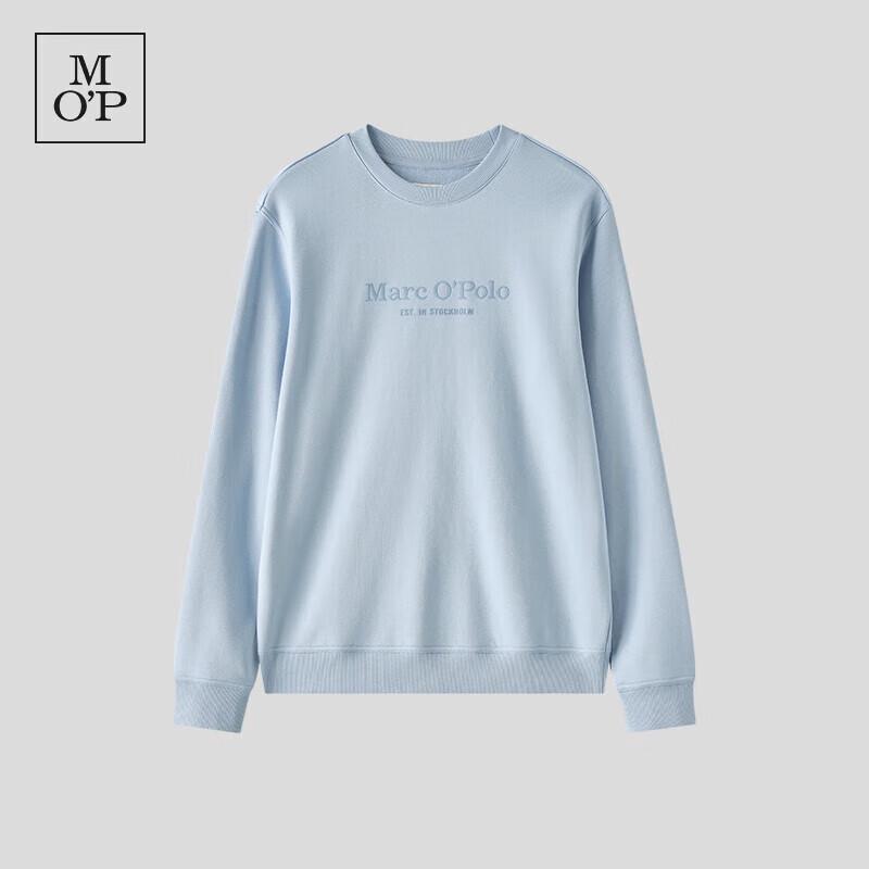 Marc O'Polo Men's Classic Logo Loose Fit Round Neck Sweatshirt