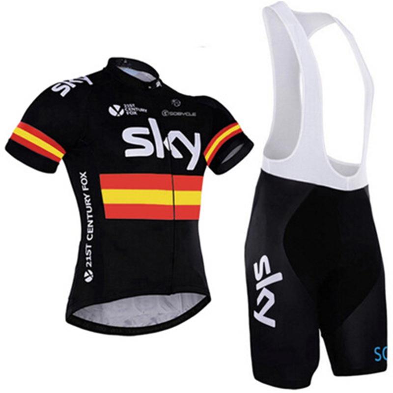 Mono de Ciclismo Transpirable de Secado Rápido de Manga Corta SKY de Verano para Hombre y Mujer