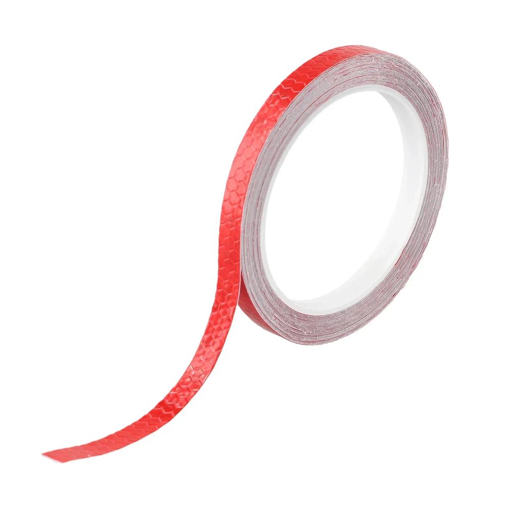 1cmx8m Auto Styling Reflektierendes Streifenband Motorrad Fahrrad Karosserie Felge Rad Streifenband Aufkleber Dekorativ Rot Blau Weiß Gelb